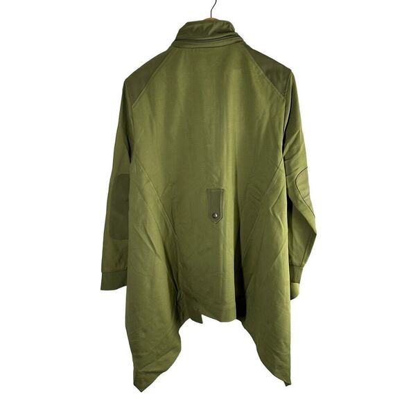 Anatomie Nariah Hybrid Utility Cargo Jacket Size Large Moss Green Belted Travel - Picture 2 of 13